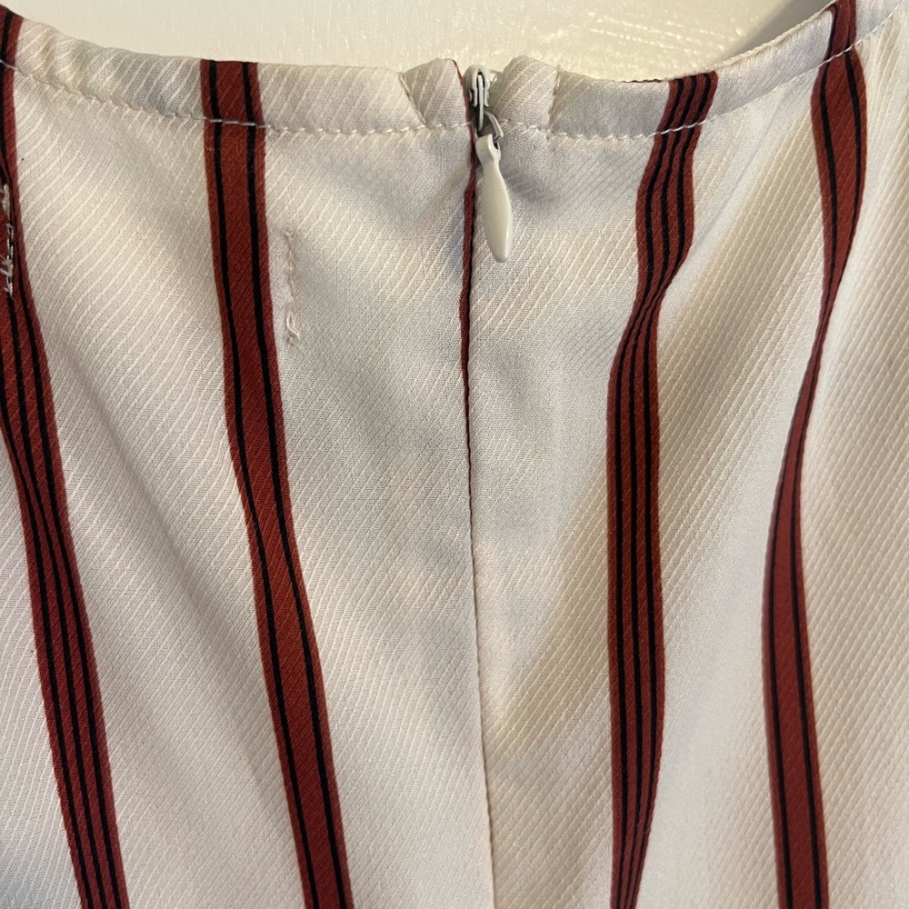 Roolee White and Red Geometric Dress - Picture 6 of 8